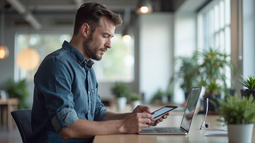 Vergelijking van responsieve website-layouts op smartphone, tablet en desktop met fluïde ontwerp