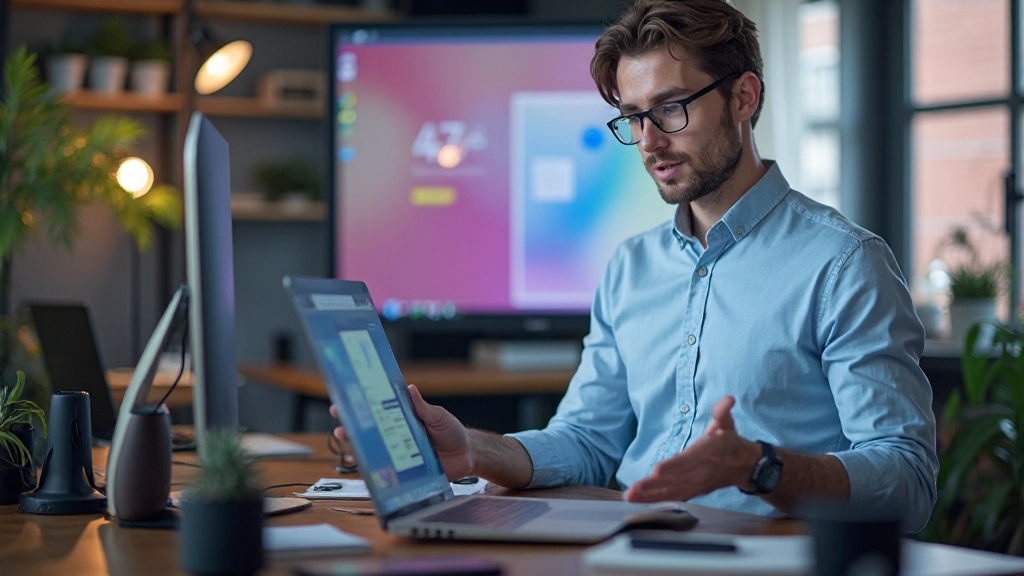 Moderne website designs met actuele kleurtrends en aardse paletten